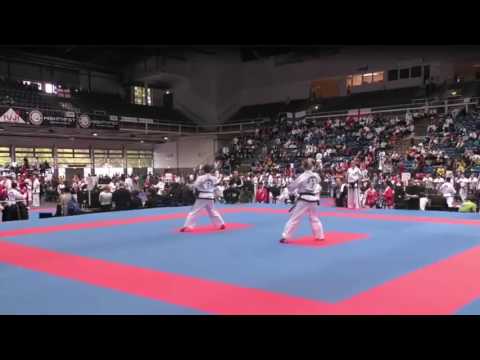 ITF World Cup Budapest 2016 - A  Könczöl HUNGARY vs I  Bond CANADA   4° Dan Womens Tuls