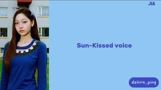 TUIDE (튜이드) "Sun Kiss" Easy Lyrics @dzikra_ping 