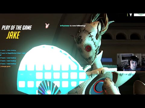 Jake Carry Echo and Tracer - POTG! [ Overwatch Season 33 Top 500 ]