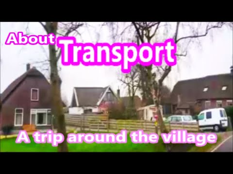 Dutch road between village''s Zwammerdam and Meije. About Transport in Different Cities of the World