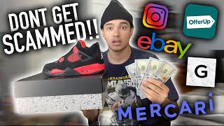 How To Avoid Getting Scammed When Buying/Selling Sneakers - Ebay, Instagram, Offer Up, Mercari