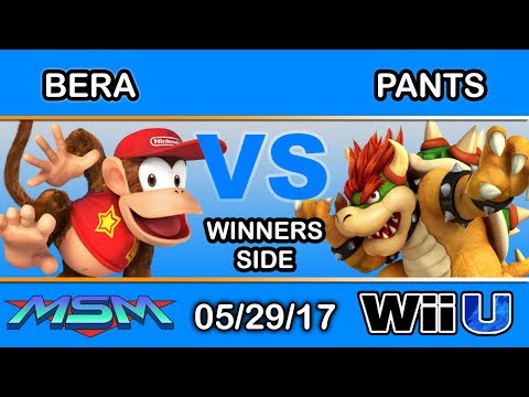 MSM 99 - Bera (Diddy Kong) Vs. Pants (Bowser) Winners Side - Smash Wii U