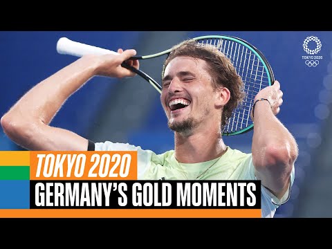 🇩🇪 🥇 Germany's gold medal moments at #Tokyo2020 | Anthems