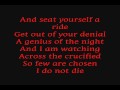 rob zombie - in the hands of death burn baby burn (lyrics)