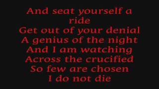 rob zombie - in the hands of death burn baby burn (lyrics)