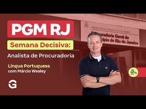 Concurso PGM RJ | Semana Decisiva: Analista de Procuradoria | Língua Portuguesa