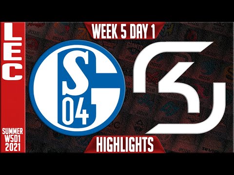 S04 vs SK Highlights | LEC Summer 2021 W5D1 | Schalke 04 vs SK Gaming