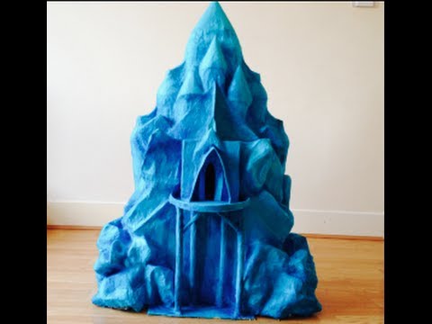 How To Make Queen Elsa's Ice Castle From The Frozen Movie In Full