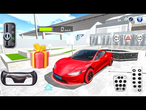 How To Get The Electric Car Tesla Roadster - 3D Driving Class 2 2024 - Unlock New Car