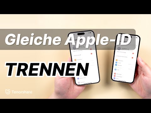 Zwei iPhones mit gleicher Apple ID trennen - Gemeinsame Apple ID trennen