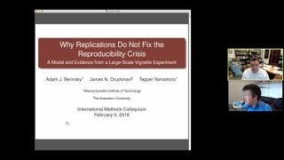 Teppei Yamamoto, "Why Replications Do Not Fix the Reproducibility Crisis: A Model and Evidence"