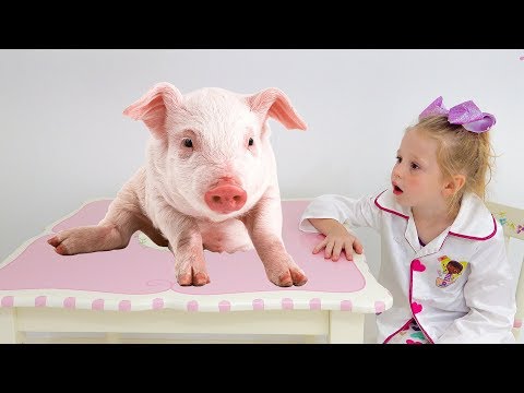 Stacy plays in pet toy clinic