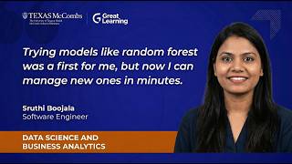 Data Science with Generative AI Program Review by Sruthi, Software Engineer