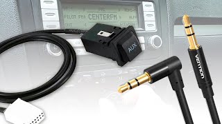 Активация и вывод AUX на штатной магнитоле. Настройки RCD 300 (VW).