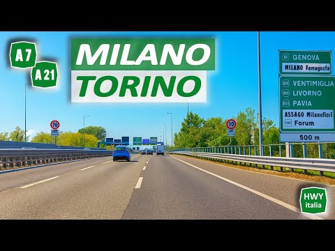 Percorso multi-autostradale MILANO - TORINO | Tangenziali est - ovest / Autostrade A7 e A21