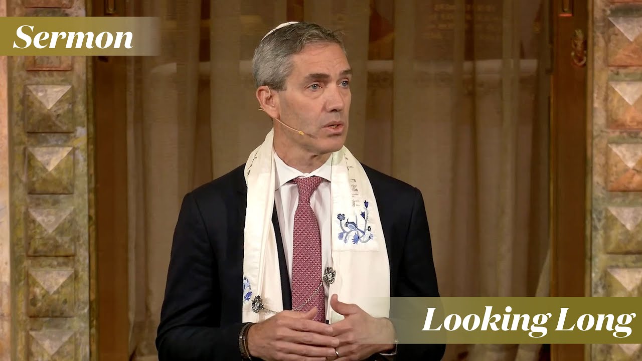 Rabbi Cosgrove: Looking Long (November 9, 2024)