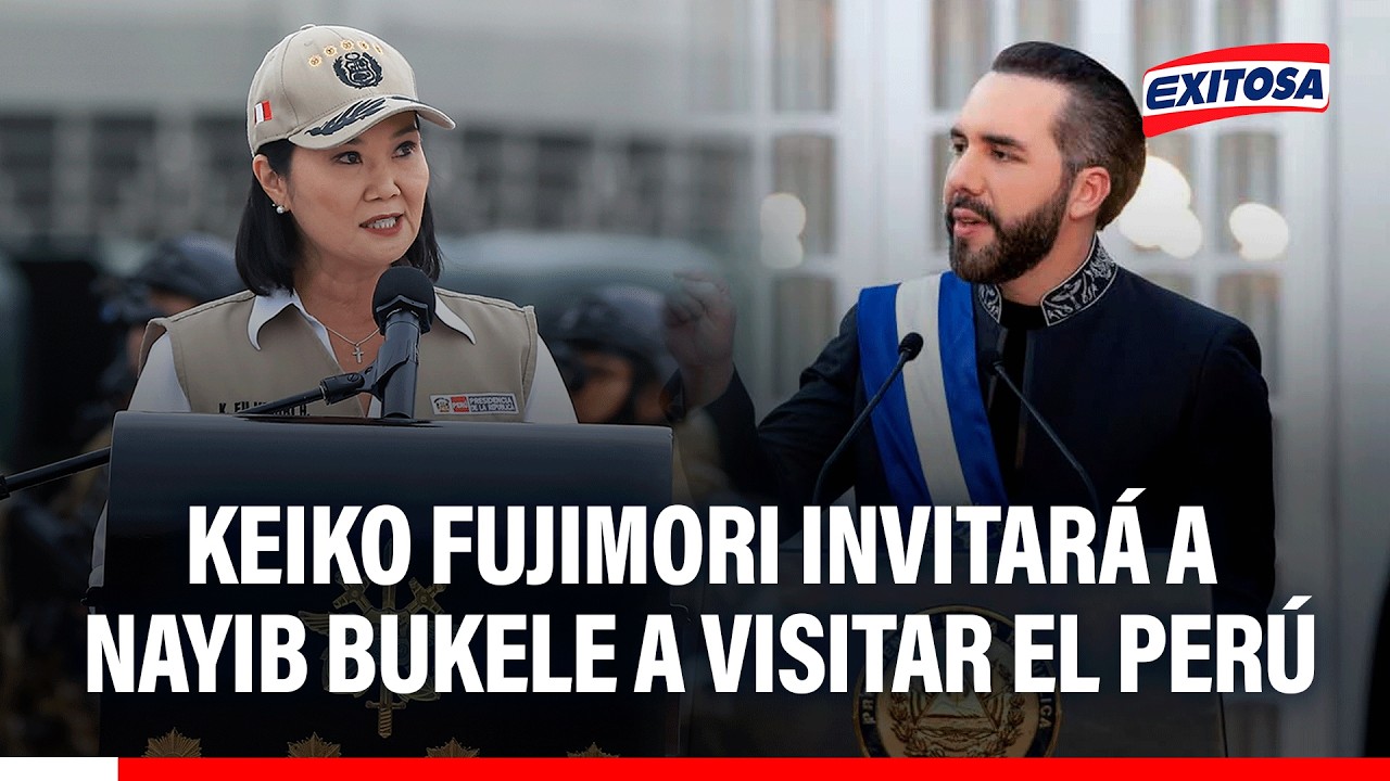 🔴🔵 Keiko Fujimori: "Cuando me encuentre en El Salvador le haremos la invitación correspondiente"