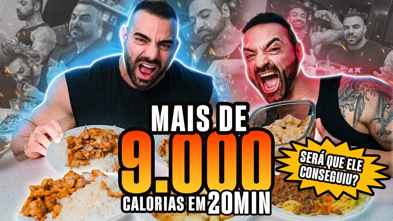 CORBUCCI FOI DESAFIADO A COMER TODA MINHA DIETA DE UMA VEZ! | RAFAEL BRANDÃO