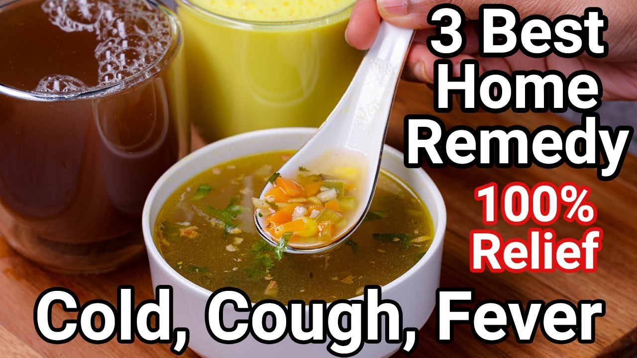 100% Relief: Natural Home Remedies for Cold, Cough & Flu