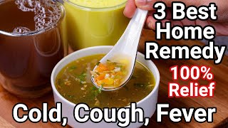 100% Relief ~ Best Natural Home Remedies for Cold, Cough & Flu | Natural Treatment For Cold & Cough