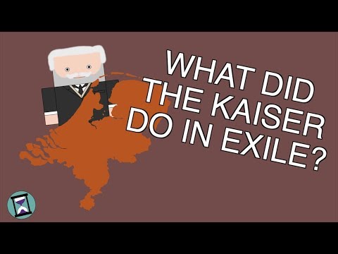 Was tat Kaiser Wilhelm nach seiner Abdankung? (Kurzer animierter Dokumentarfilm)