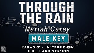THROUGH THE RAIN - MALE KEY - FULL BAND KARAOKE - INSTRUMENTAL - MARIAH CAREY