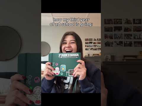 Art school is not for the weak 😭 #art