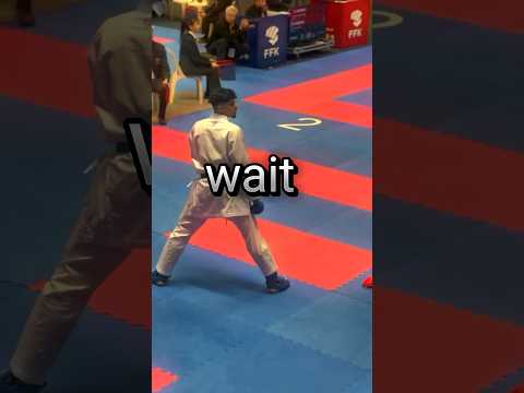 Best Kumite Technique (Ura Mawashi Geri)🎯💯🤯#shorts #karate #kumite #ippon #technique #sports
