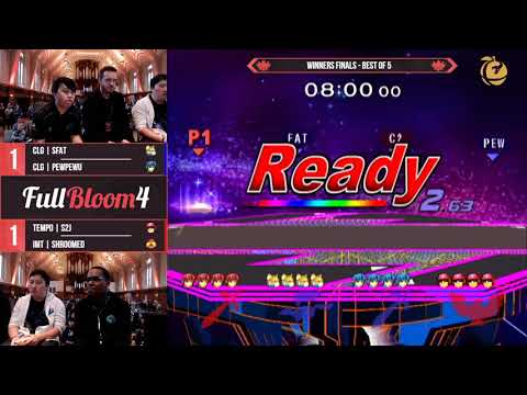Full Bloom 4 - SFAT & PewPewU vs. S2J & Shroomed - Winners Finals - SSBM