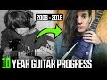 10 Years Guitar Progress (2008-2018) (Self Taught)
