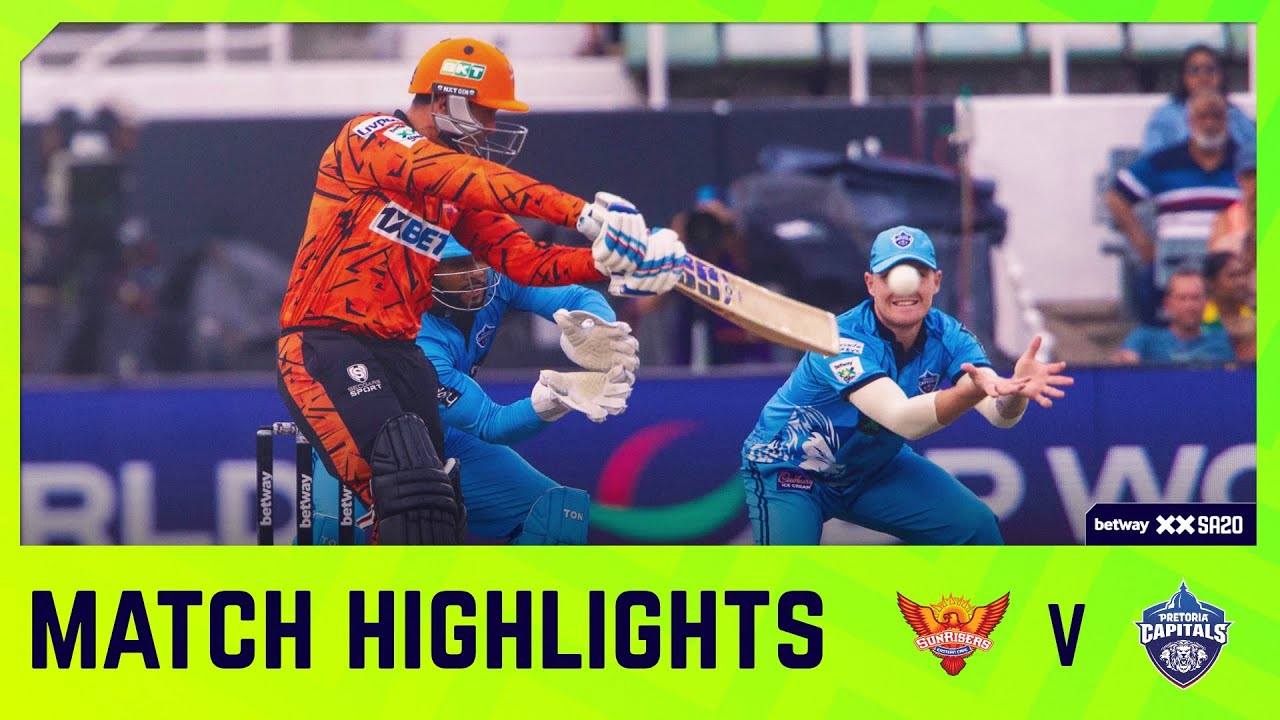 Sunrisers Eastern Cape vs Pretoria Capitals | Qualifier 1 Highlights
