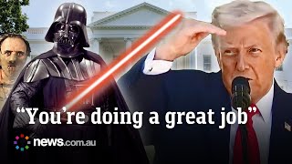 Trump praises 'Darth Vader' for cutting Democrats funds