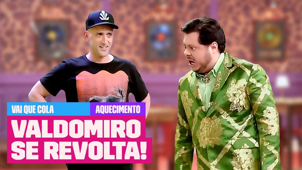 Valdomiro PERDE DINHEIRO e SE REVOLTA! | Aquecimento Vai que Cola | Multishow