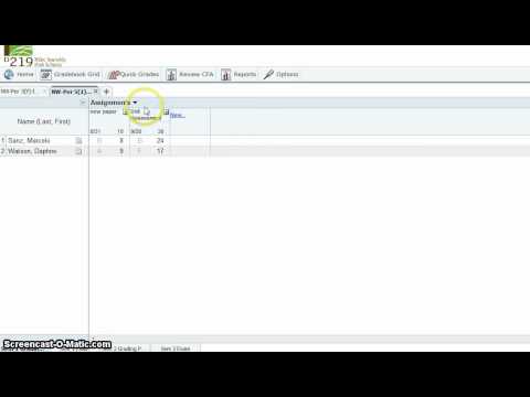 Learning Targets In Pinnacle Web Gradebook