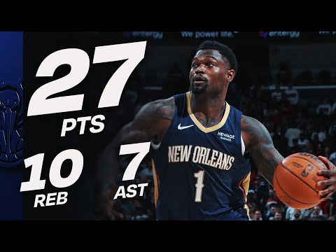Zion Williamson's 27-PT DOUBLE-DOUBLE vs Spurs | October 24, 2025