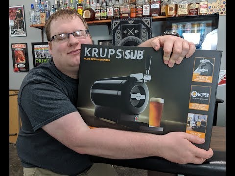 The Krups SUB home draft beer System Review!