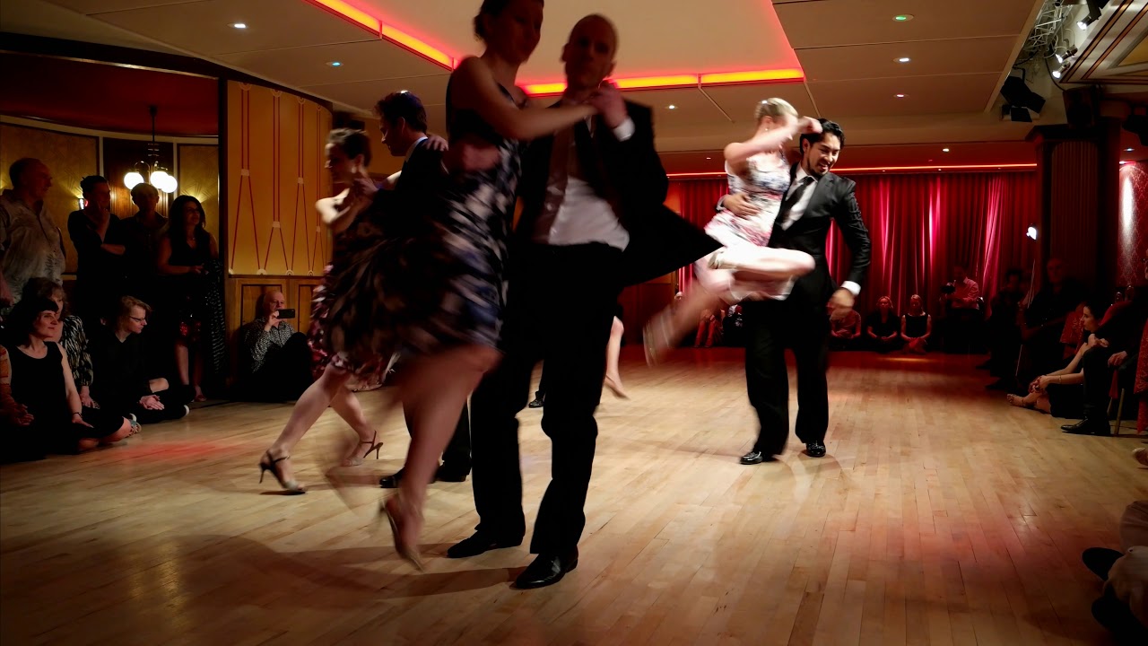 Juan Pablo Canavire och Sara Westin med DNI dansare