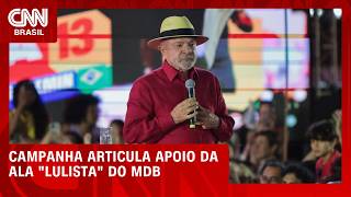 Vídeo: Ala “Lulista” do MDB se articula em resposta ao apoio de parte do partido a Flávio | CNN 360°