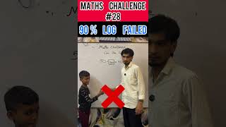 Maths challenge 28 // Innovative Ideas #education #school #students #youtubeshor