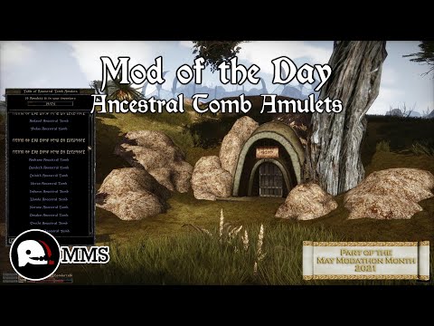 Morrowind Mod of the Day EP71 - Ancestral Tomb Amulets Showcase