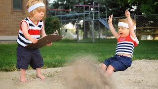 Dad Gets Gold Medal For Cutest Photos Of 1-Year-Old Son Training For Olympics
