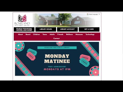 NJ Roseland Free Public Library Hosting Free Events