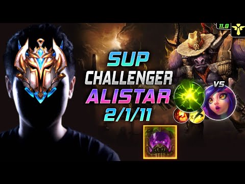 Challenger Alistar Support vs Neeko - 천상계 서폿 알리스타 템트리 룬 터화공 여진 - LOL KR 11.9