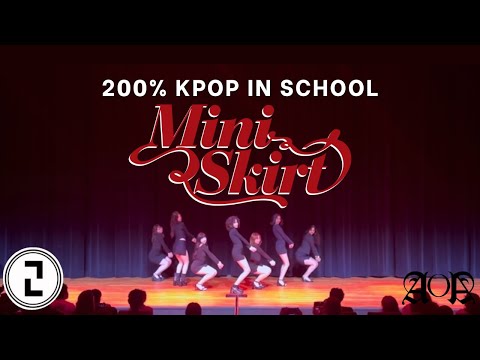 KPOP IN SCHOOL | MINISKIRT - AOA (에이오에이) | 200% LIVE ON STAGE ‘25 Showcase Dance Cover