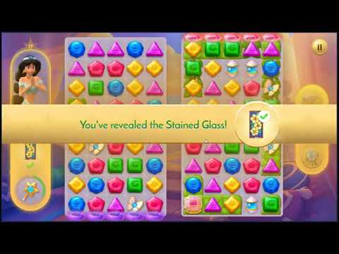 Disney Princess Majestic Quest Level 17 - NO BOOSTERS + FULL STORY 👸 | SKILLGAMING ✔️