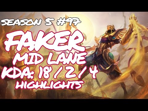 SKT T1 Faker   Azir vs Fizz   KR LOLpro SoloQ [Highlights]