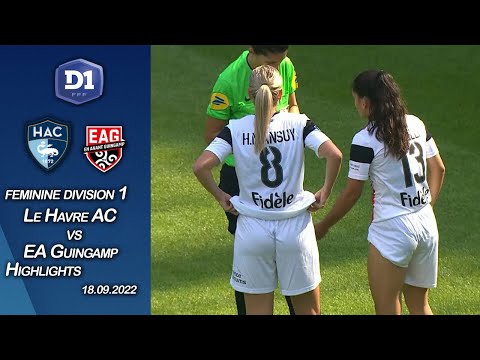 Le Havre AC vs EA Guingamp Highlights|feminine division 1 2022/23