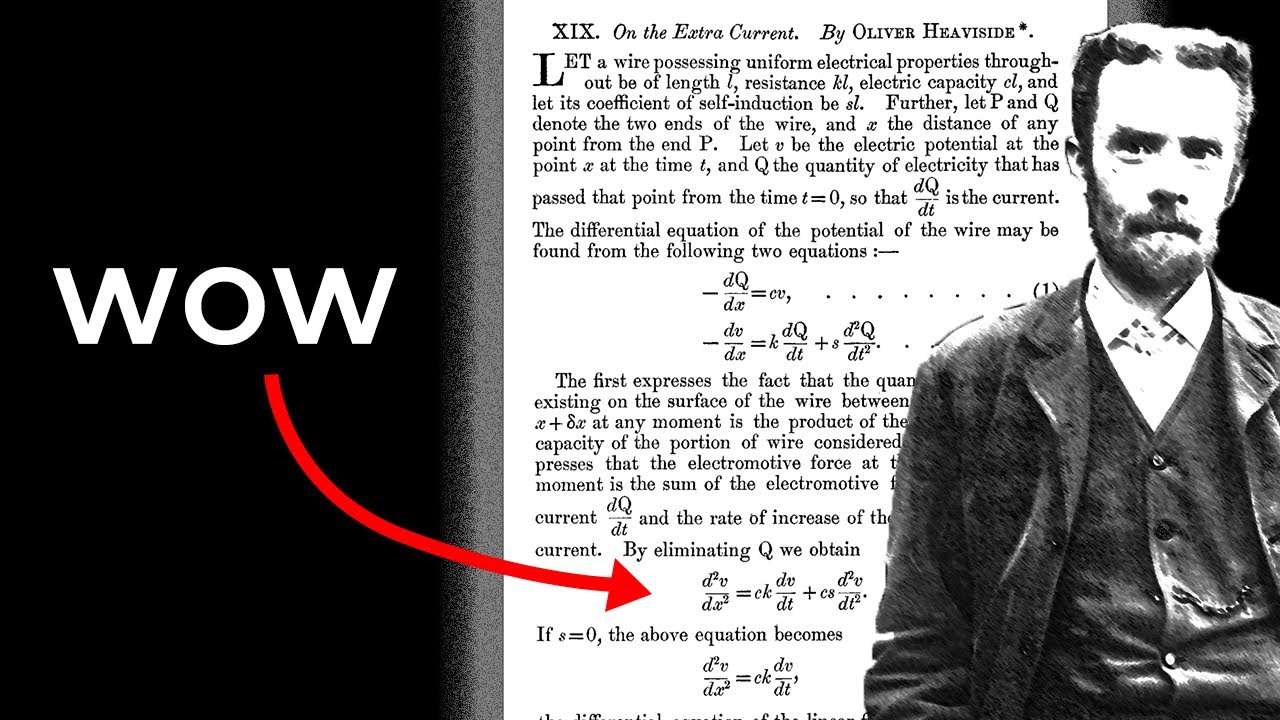The Story of the Telegrapher's Equations - from nowhere an unknown genius solves transmission lines