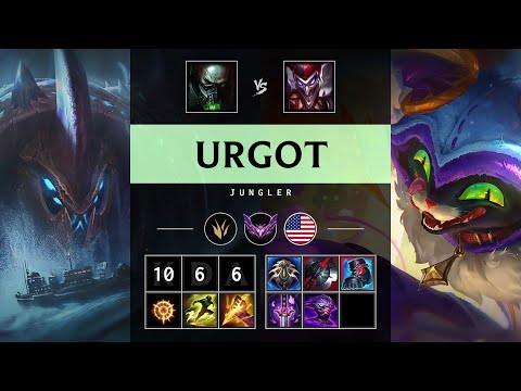 Urgot Jungle vs Shaco - NA Master Patch 25.17