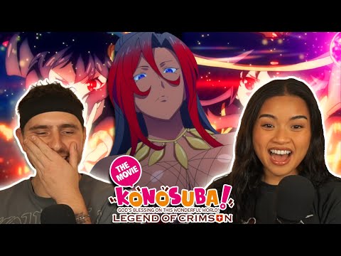 THIS IS PEAK KONOSUBA!! - Girlfriend Reacts To Konosuba Movie REACTION!